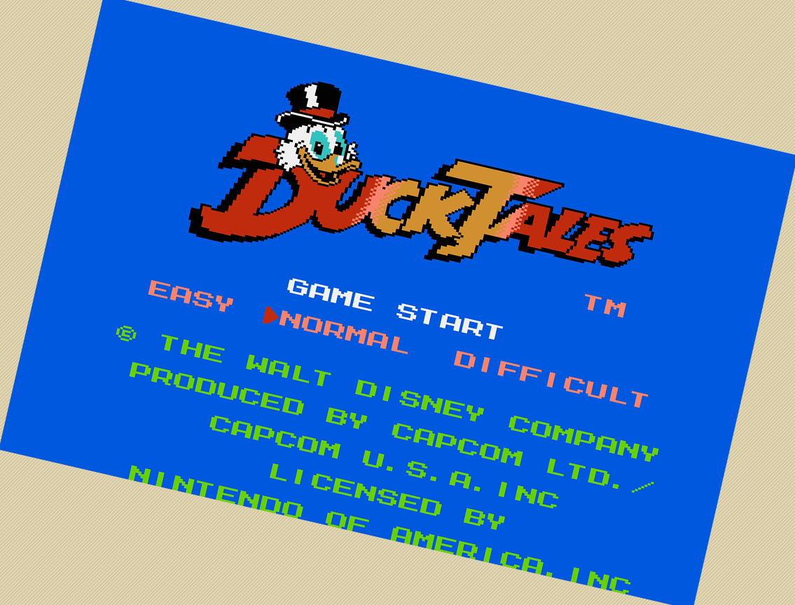 Игра «Утиные истории» (Duck Tales) для Денди (Dendy)